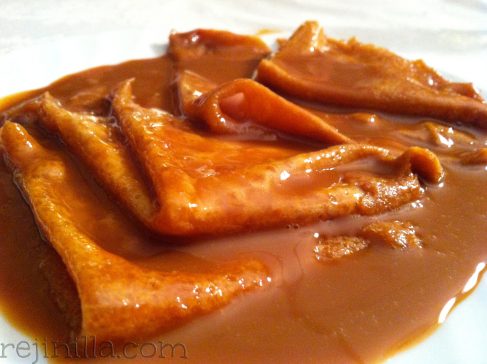 crepas con cajeta