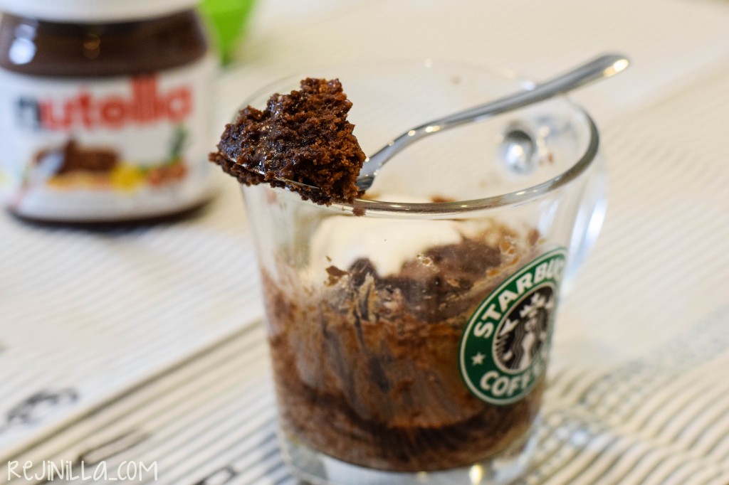 nutella mug cake-8
