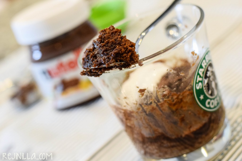 nutella mug cake-9