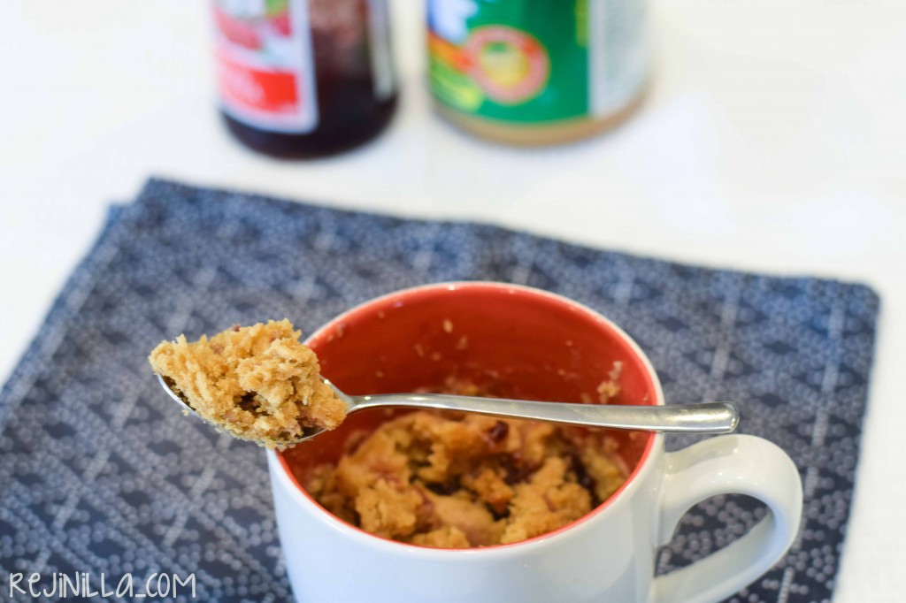 Peanut butter mug cake