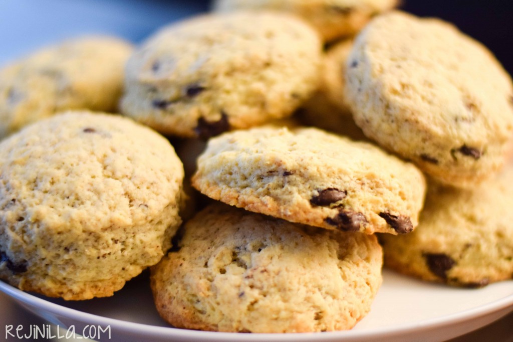 scones chispas chocolate y avena-8