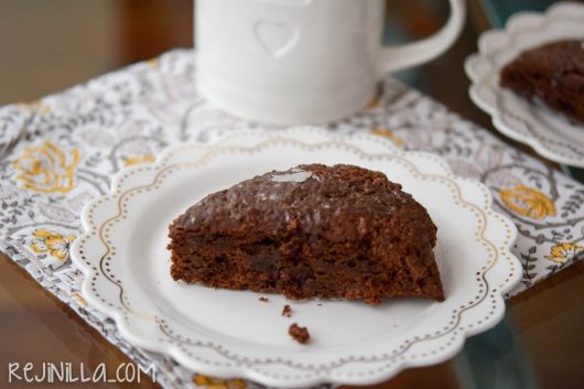 Scones de doble chocolate